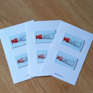 3 Glossier cloud paint dusk and Dawn samplers